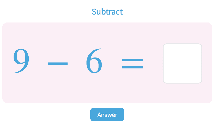 Subtraction - Practice with Math Games