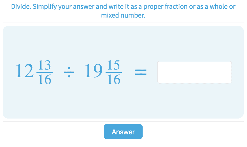 Division - Practice with Math Games